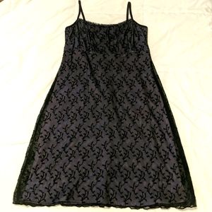 Little black strappy dress